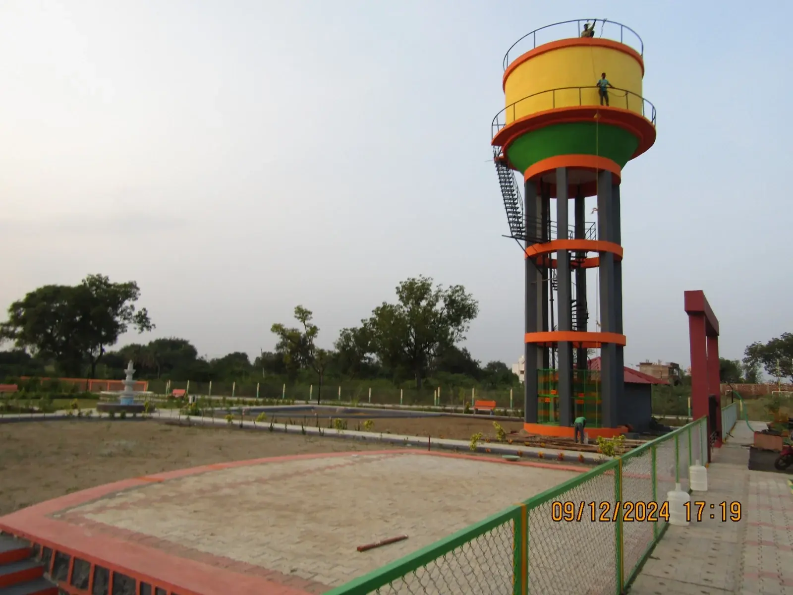 Elevated water tank at Yashaswi layout